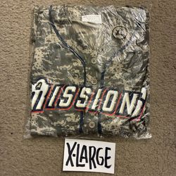 San Antonio Missions Minor League Baseball jersey camouflage edition #10