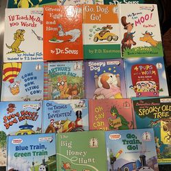 Dr. Seuss + I Can Read It All By Myself + Beginner Books - Hardcover - Lot of 18