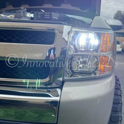 White 9005 HB3 LED Bulbs Headlight Conversion Kit High Beam Bright