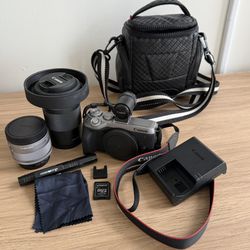 Canon Mirrorless Camera [EOS M6 Mark II] for Vlogging + EF-M 18-150mm Lens + EVF Kit|CMOS (APS-C) Sensor| Dual Pixel CMOS Auto Focus| Wi-Fi |Bluetooth