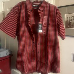 XL Red&Black Button Down !!! 