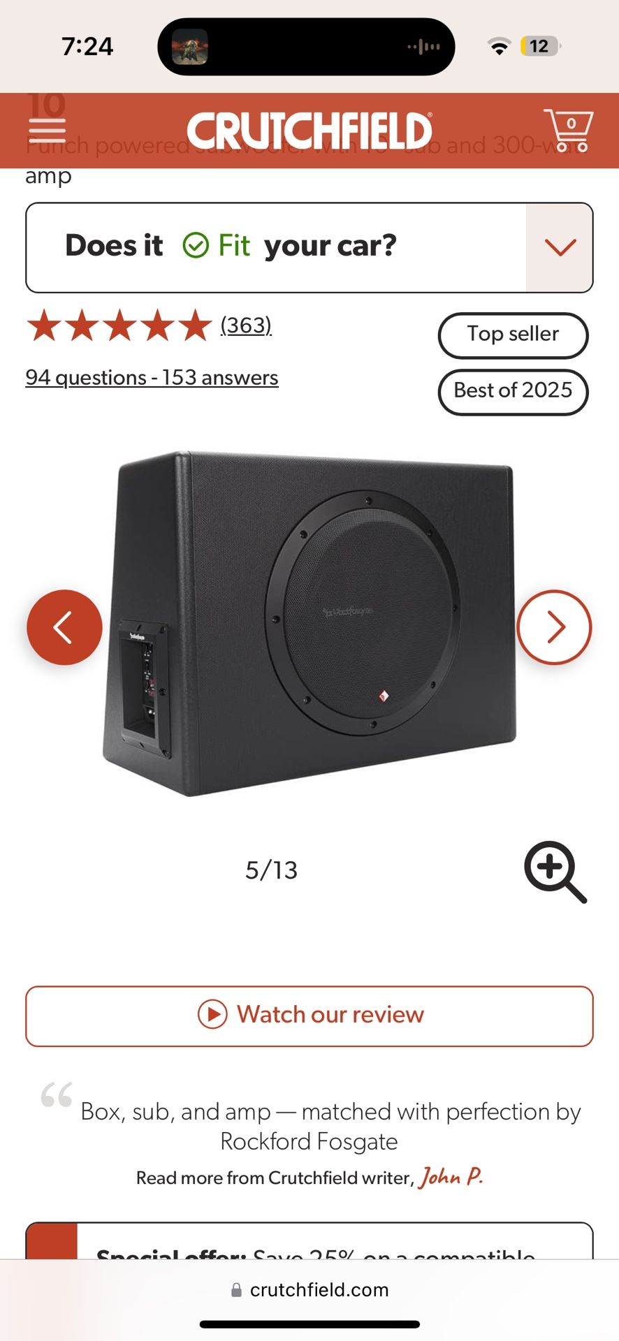 Rockford Fosgate P300-10