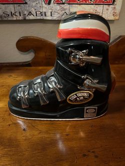 Ezra Brooks 12 Year Ski Boot Decanter