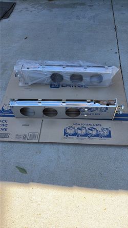 Chrome mud flap hangers