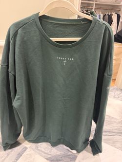 Alo Yoga Trust God Crewneck Sweatshirt