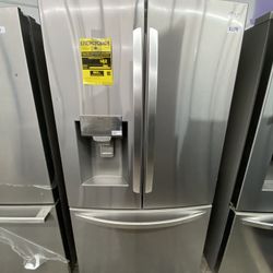 LG Counter Depth Stainless Steel French Door Fridge Craft Ice