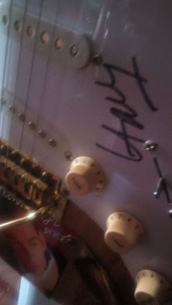 Harry Connick Jr signed guitar