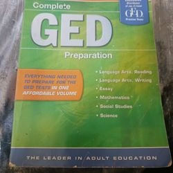 G.E.D Prep Book.