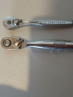 VINTAGE CRAFTSMAN AND DEWALT RACHETS