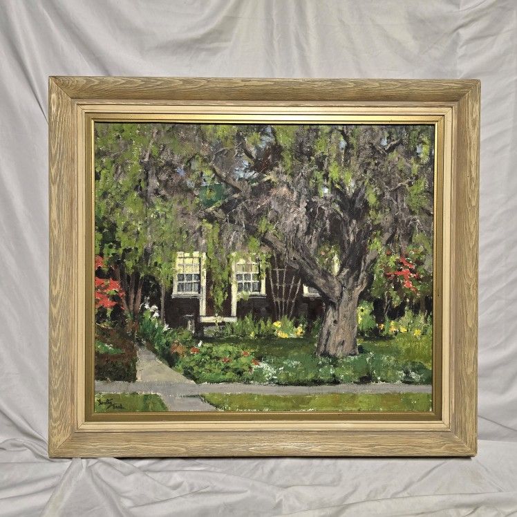 Nice Original Oil Painting On Canvas Signed
