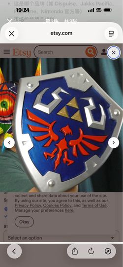 The Legend of Zelda Hylian Shield Cosplay Prop
