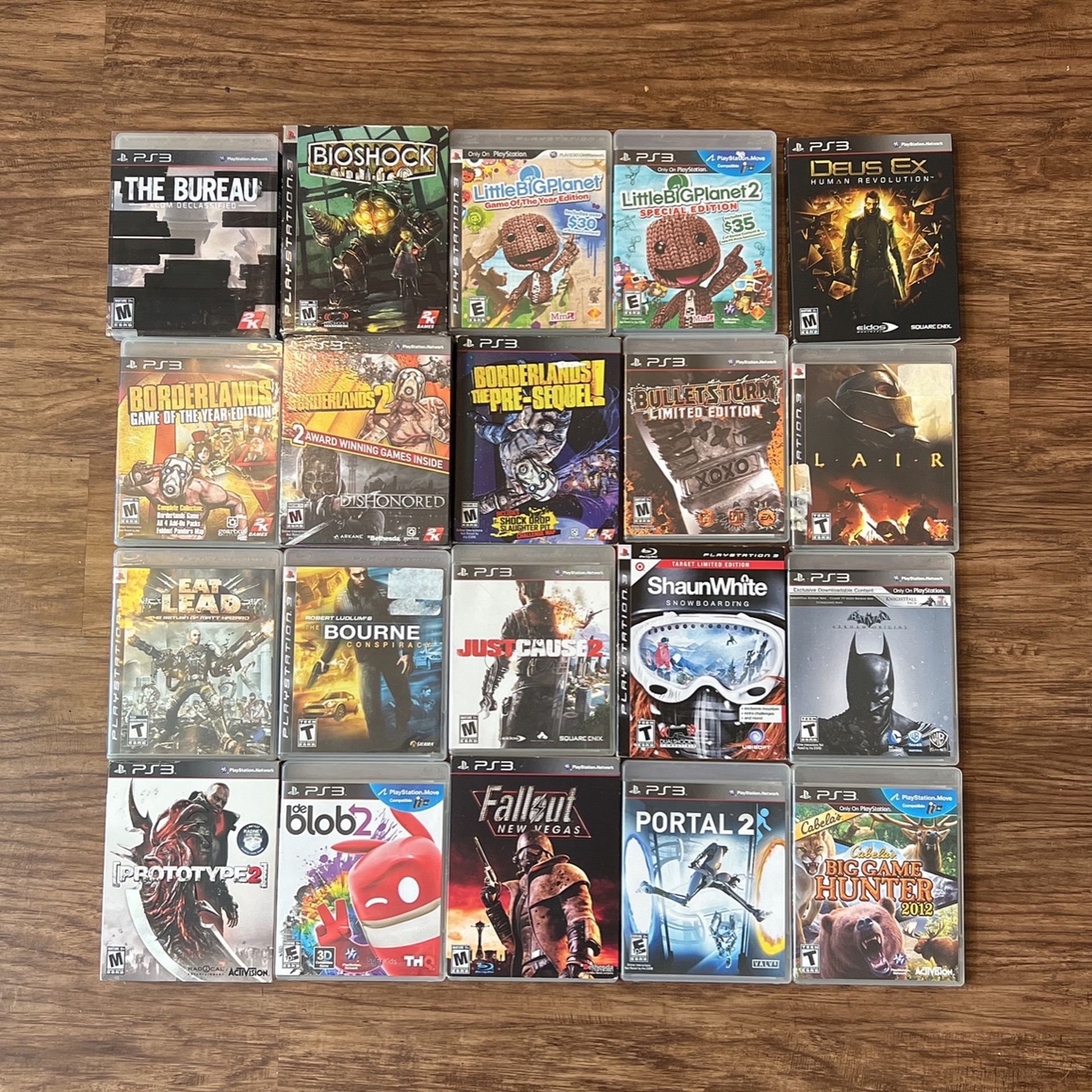 Lot Of Ps3 Games Complete With Manuals In Very Good Condition