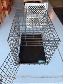 Dog kennel + dog gate + car seat cover ~ $60 for ALL