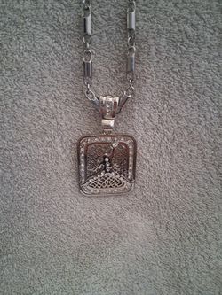 24 Inch Chain Necklace Basketball