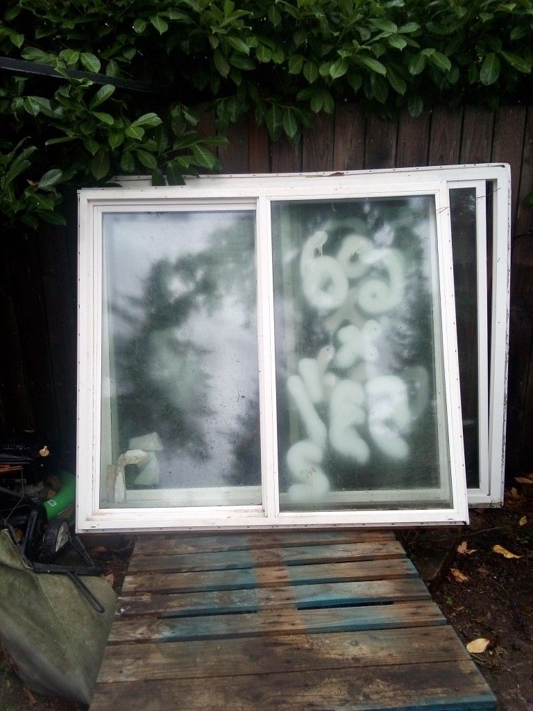 60  X 53.5 Inch Vinyl Window