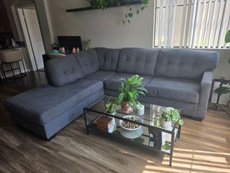 Grey Couch living spaces