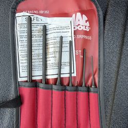 NEW MAC TOOLS 6-PC. ROLL PIN PUNCH SET