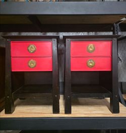 Pair of PIER IMPORTS nightstands,  $100 for the pair