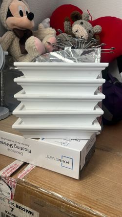 Small individual shelves 