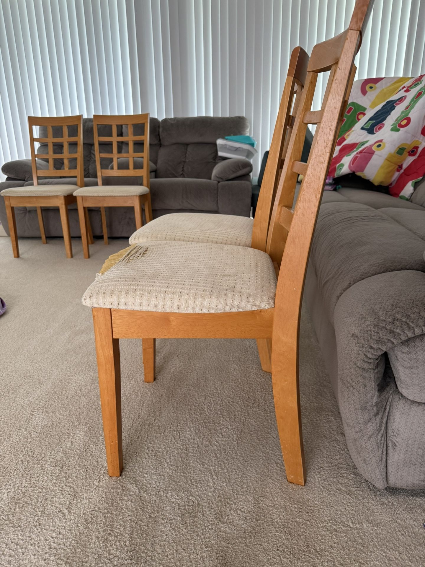 Solid Wood Dining Room Chairs 4