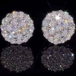 10mm Buss Down Cluster Earrings