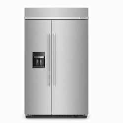 ❄️ KitchenAid 48” Built-In Side-by-Side Refrigerator – Model KSBD708MSS00 Condition: Like New