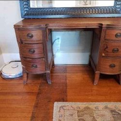 Solid Wood Antique Desk 