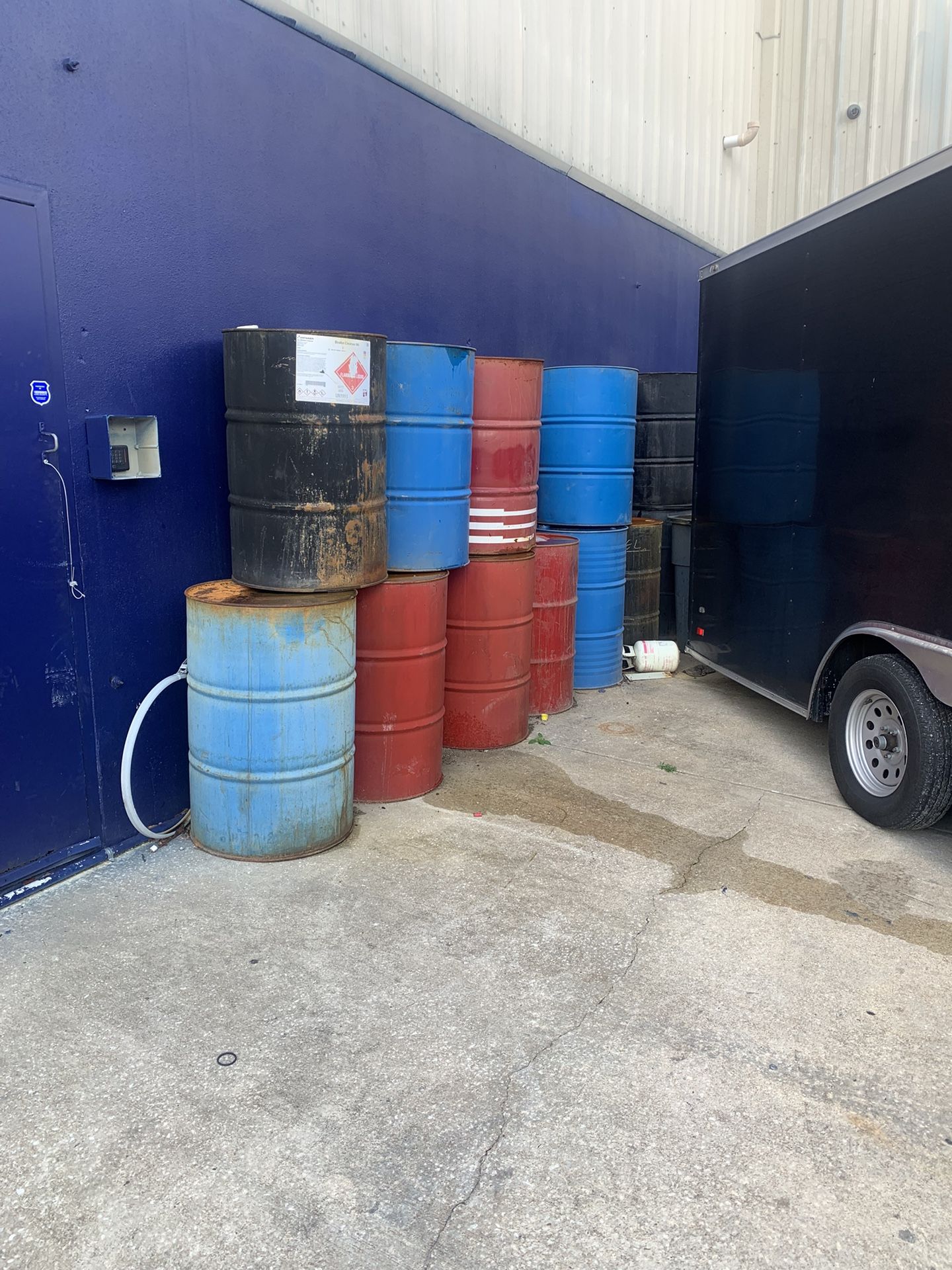 Used Oil Barrels $20 Each