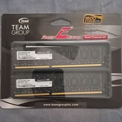 Team Group DDR3 1600 8GB X 2 Ram 