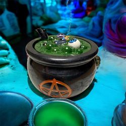 Halloween resin cauldron