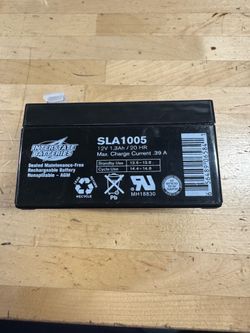 Interstate 12V Battery 1.3Ah/20hr