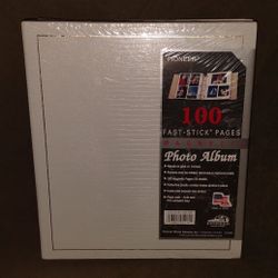 NIB Vintage 2000 PIONEER Photo Album 100 Magnetic Pages (50 sheets) White USA