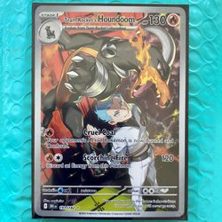 Pokemon Team Rocket's Houndoom 191/182 Destined Rivals Illustration Rare