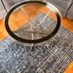 Glass living room table