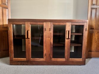 Solid Wood Entertainment Center