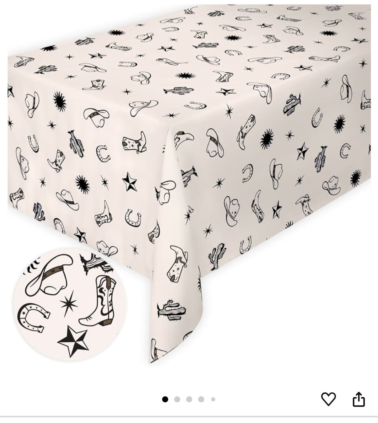 Rodeo Western Tablecloth