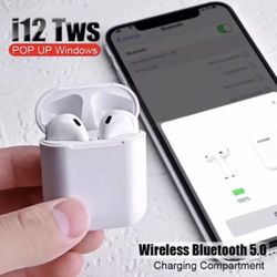 i12 TWS Wireless InEarbuds Call BT 5.0 True In-Ear Wireless Headset Earphone