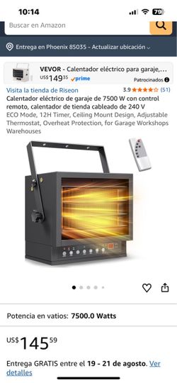 Heater, New 240v ceiling mount.  See all photos. NEW