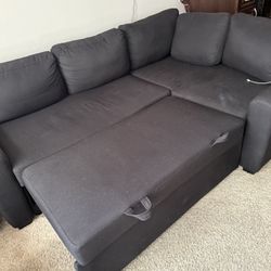Black Pull Out Sofa