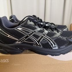ASICS Gel-1130 Black Pure Silver 12M New