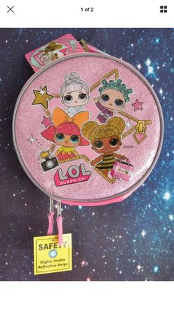 LOL Surprise Dolls round Insulated lunch bag