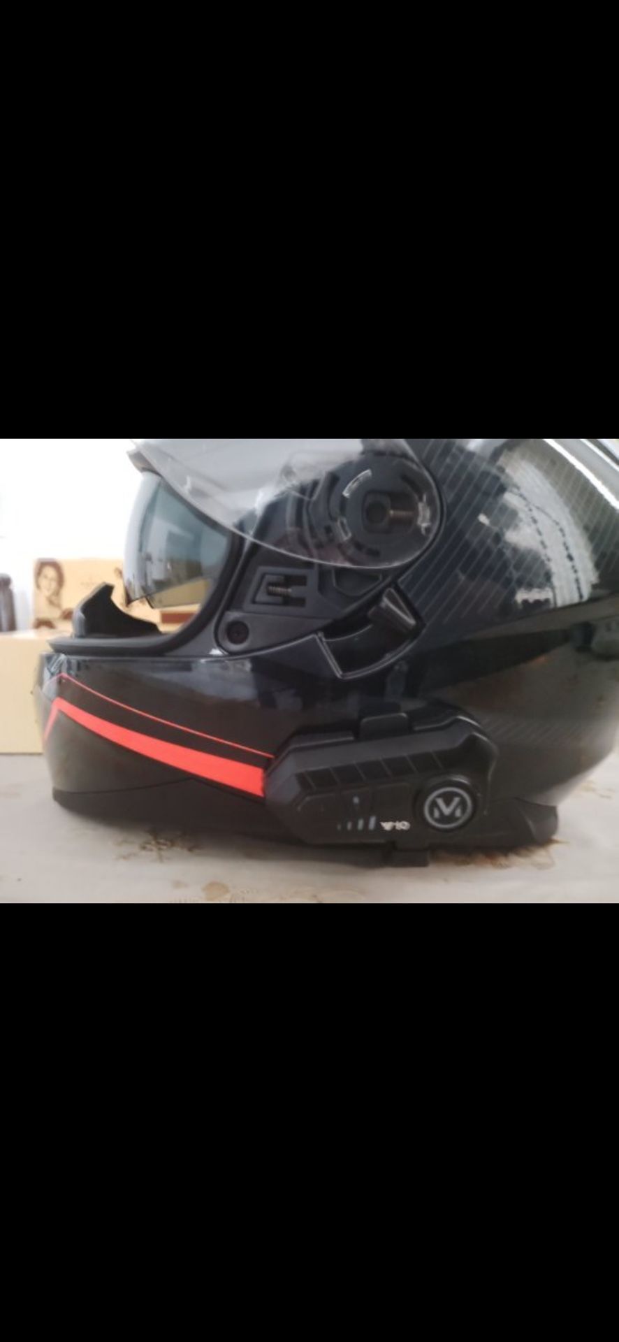 Used Motorcycle Helmet With Bluetooth intercomunucator