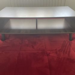 Mid Century Modern TV Stand / Coffee Table - Walnut
