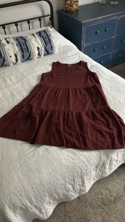 Cute sleeveless V-neck summer dress size XL