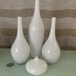 Decoración Ho Floreros Blanco 