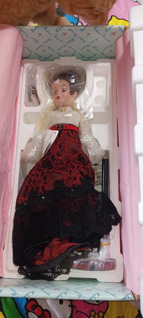 Coca-Cola Victorian Girl Porcelain Doll