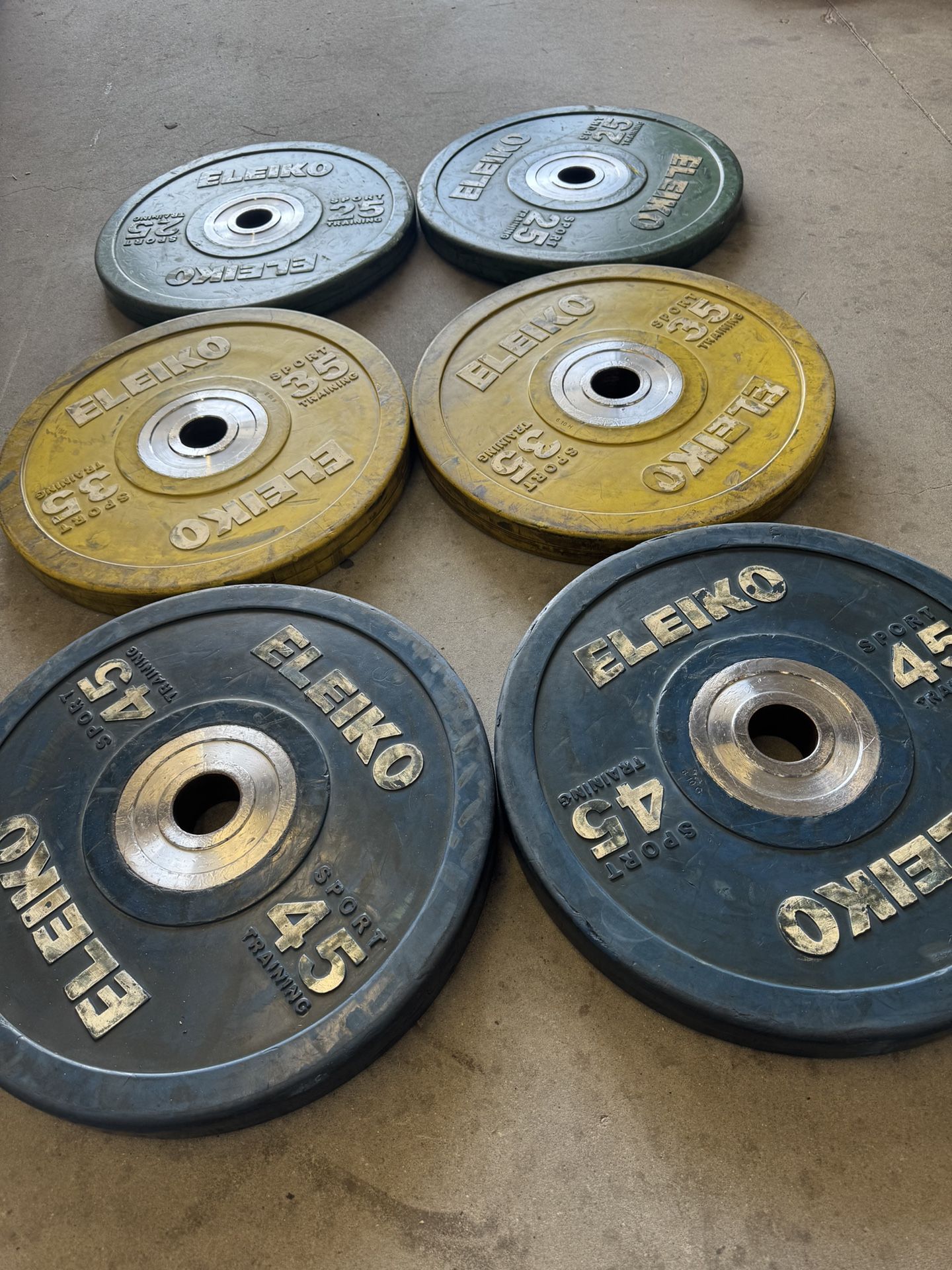 Eleiko Training Bumper Plates