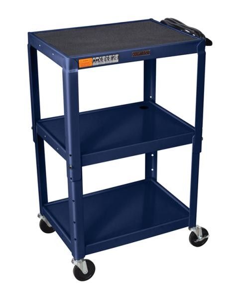 Cart Metal Wilson. 3 Shelves, Casters. New In Box. 