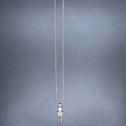 925 Sterling Silver Necklace With Mini Figure