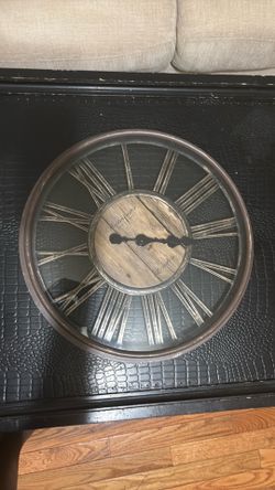 Brown Westminster clock